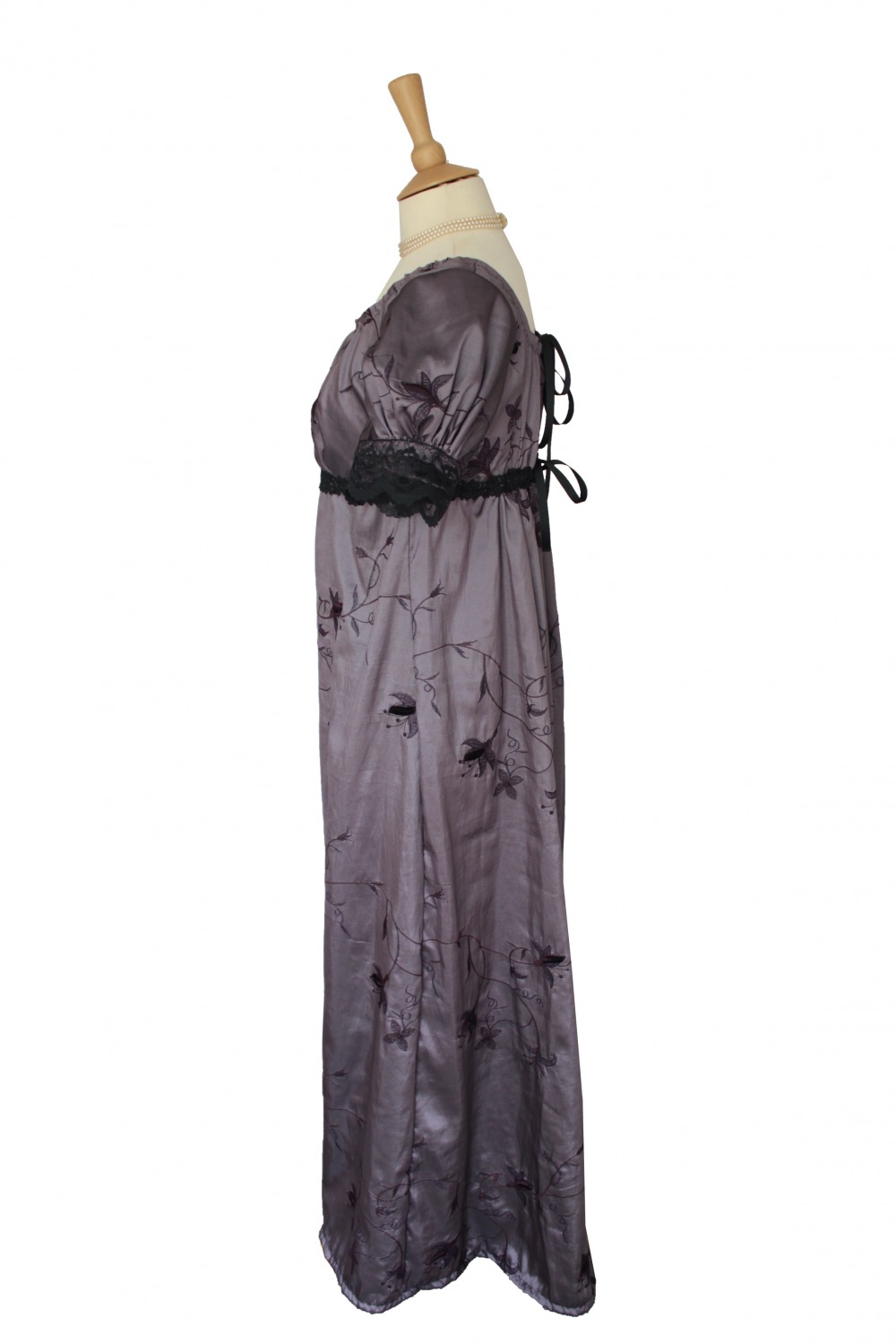 Ladies 18th 19th Regency Jane Austen Petite Costume Evening Ball Gown Size 12 - 14 Image